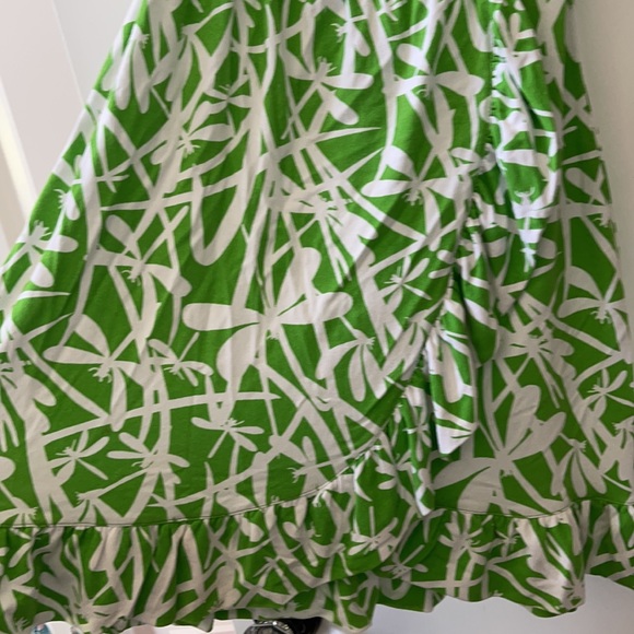 Lilly Pulitzer size XS green dress dragon fly - Picture 2 of 5